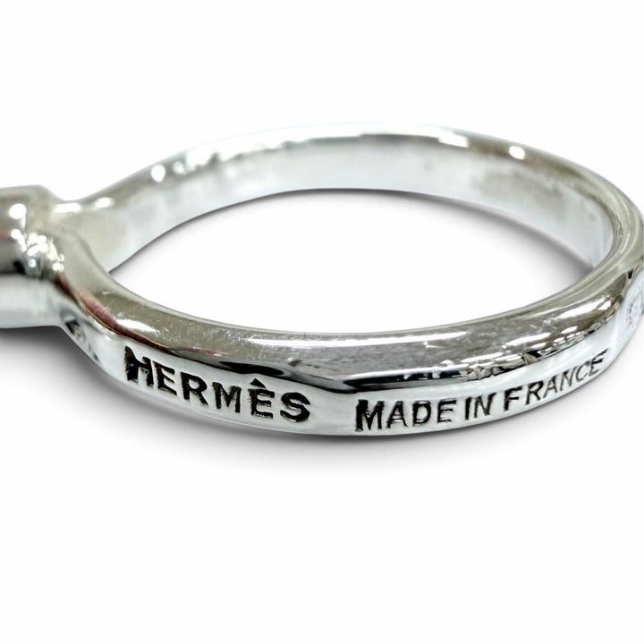 Great HERMES Necklace Loupe Pendant Silver 925 Women