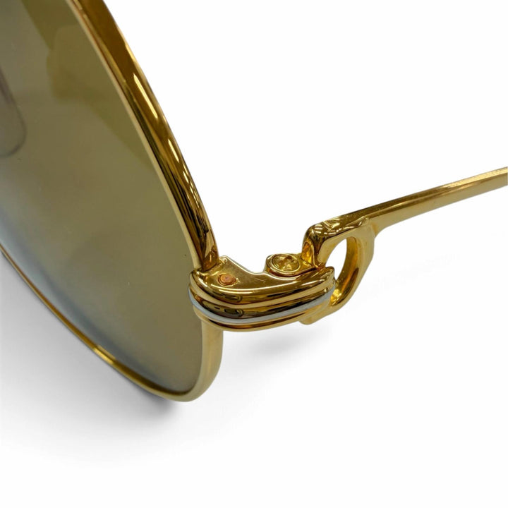 Excellent Cartier sunglasses Trinity Two Bridges Teardrop gold mens