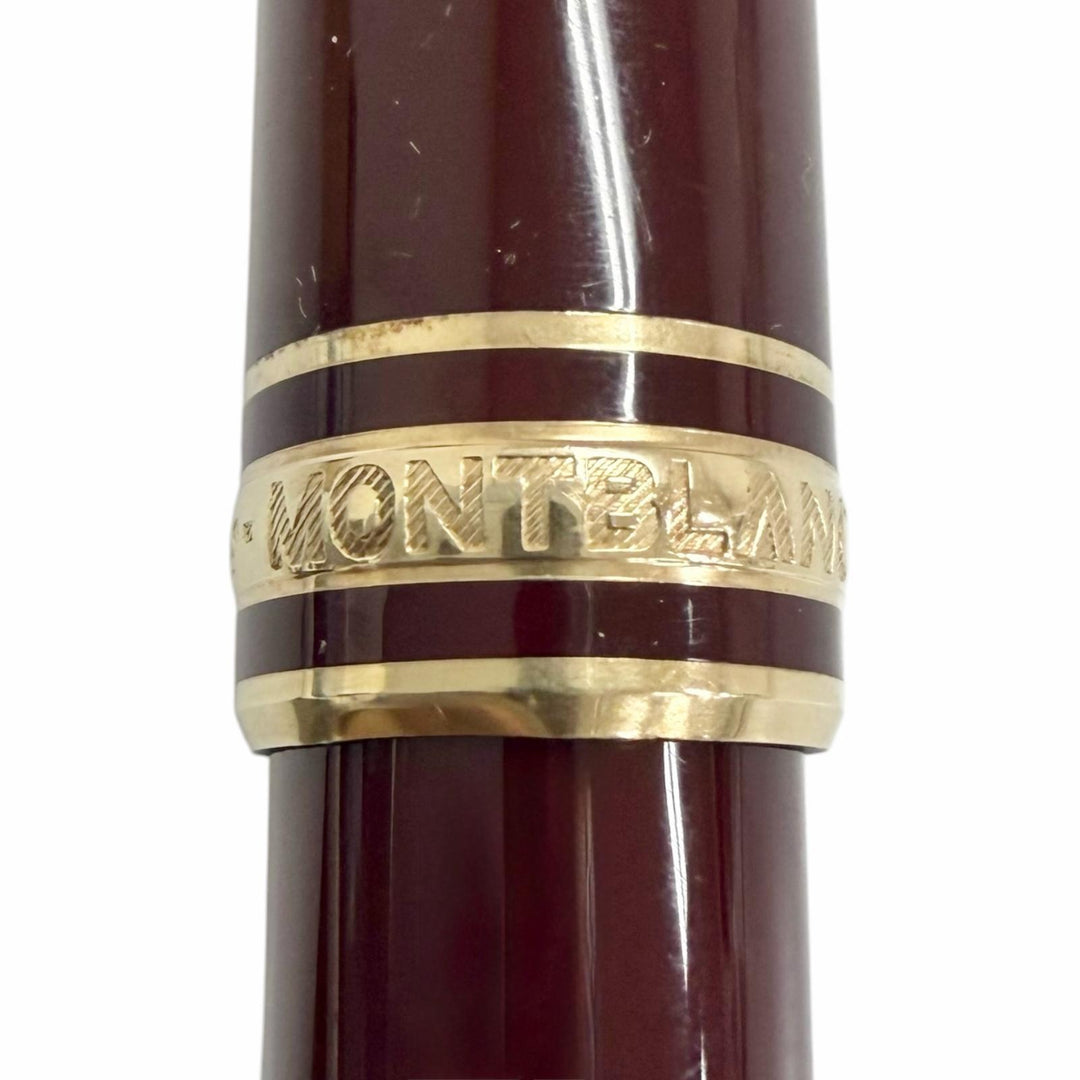 Very Good MONTBLANC Ballpoint pen Meisterstück Classic Cap Style Bordeaux