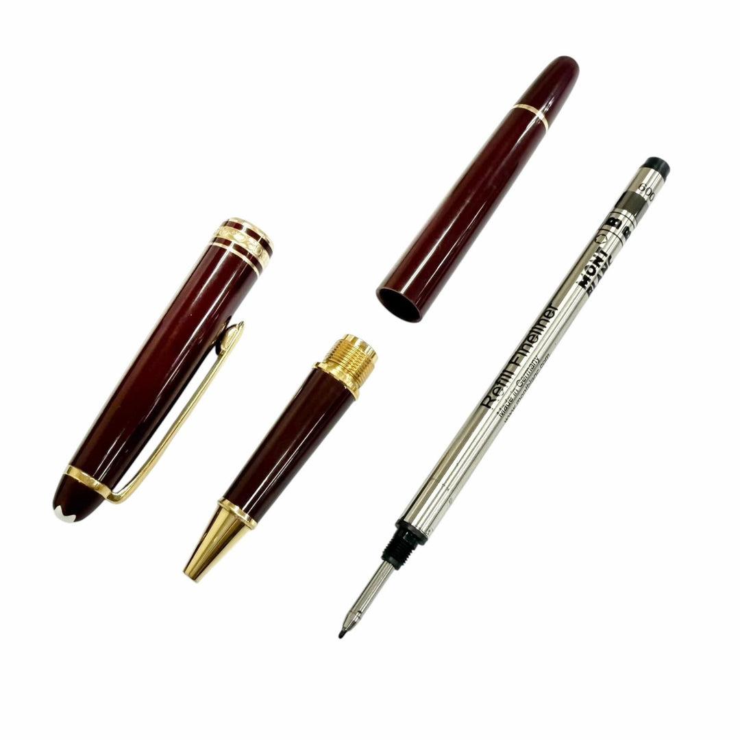 Very Good MONTBLANC Ballpoint pen Meisterstück Classic Cap Style Bordeaux