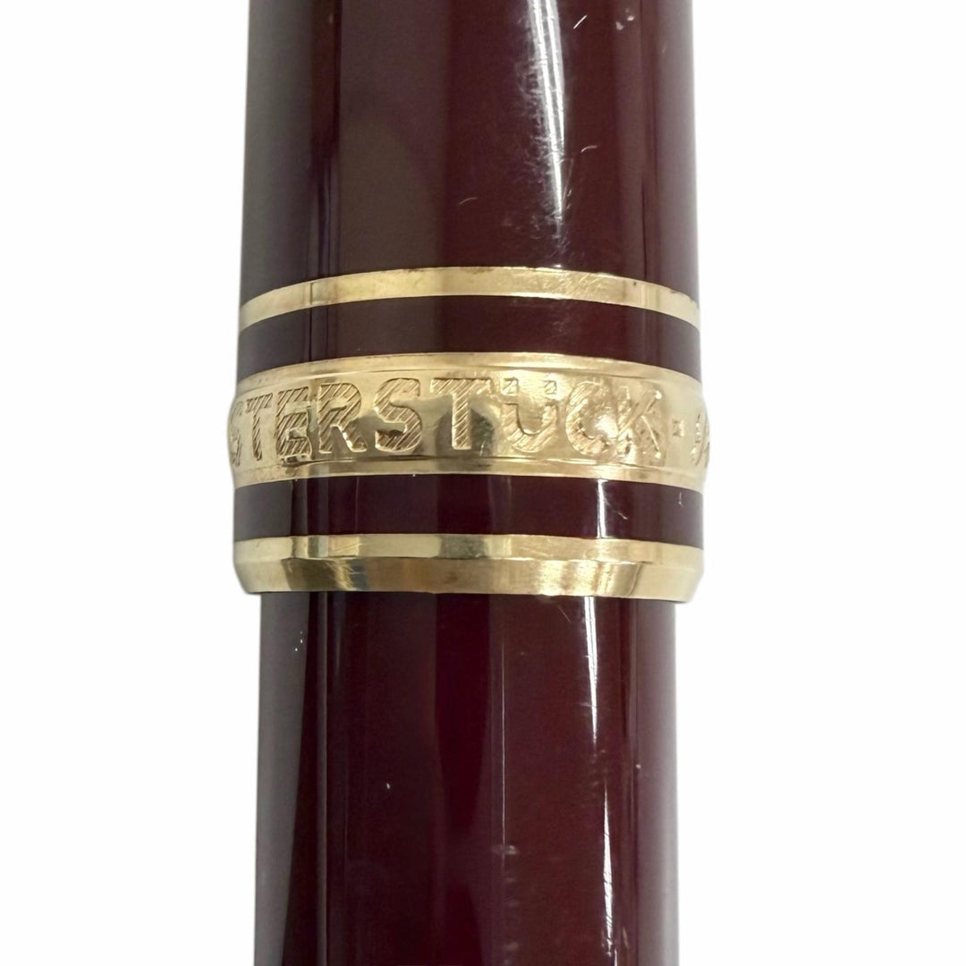 Very Good MONTBLANC Ballpoint pen Meisterstück Classic Cap Style Bordeaux