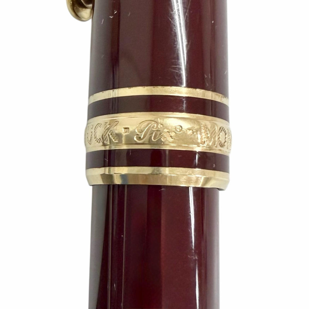 Very Good MONTBLANC Ballpoint pen Meisterstück Classic Cap Style Bordeaux