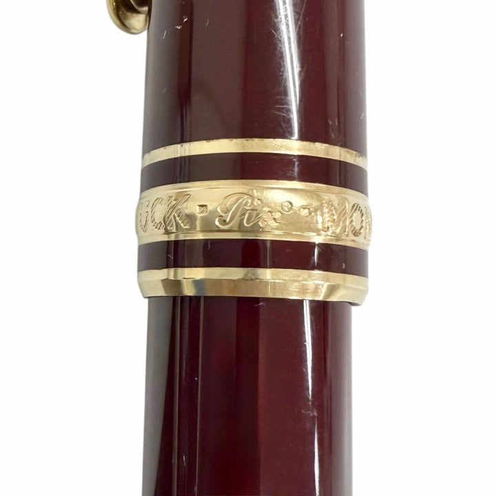 Very Good MONTBLANC Ballpoint pen Meisterstück Classic Cap Style Bordeaux