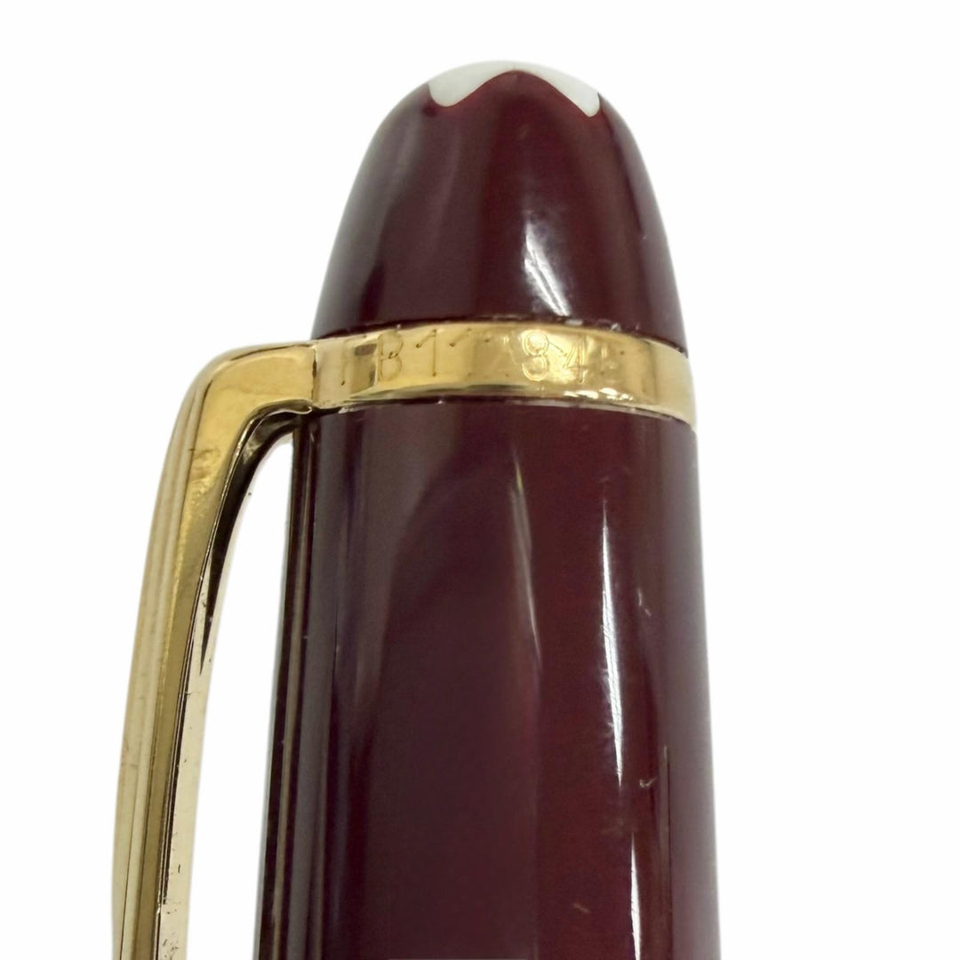 Very Good MONTBLANC Ballpoint pen Meisterstück Classic Cap Style Bordeaux