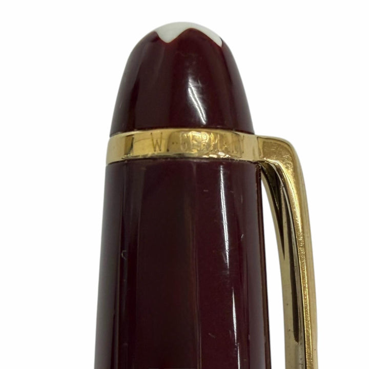 Very Good MONTBLANC Ballpoint pen Meisterstück Classic Cap Style Bordeaux