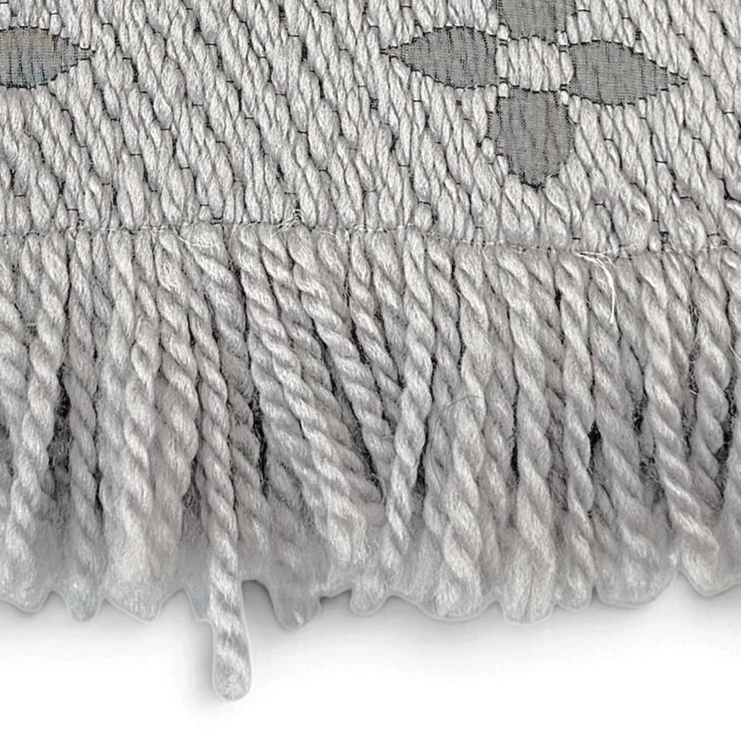 Great LOUIS VUITTON Scarf Escalp Logo Mania Monogrammed with fringe Griperles