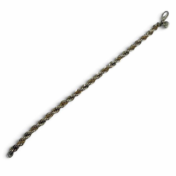 Great TIFFANY&Co. bracelet Twist Chain Silver 925 mens