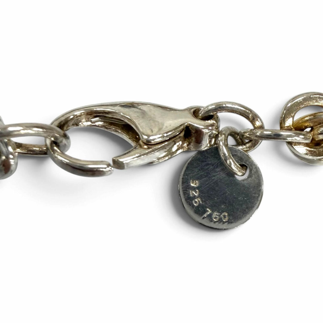 Great TIFFANY&Co. bracelet Twist Chain Silver 925 mens