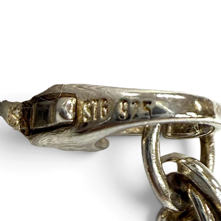 Great TIFFANY&Co. bracelet Twist Chain Silver 925 mens