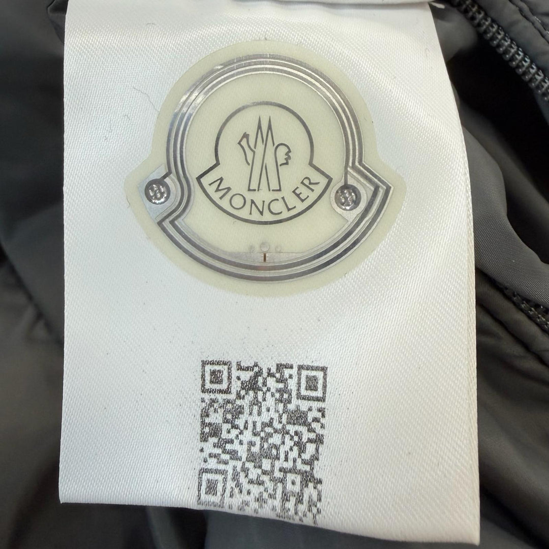 Great MONCLER Down jacket MONTGENEVRE Hooded double jacket with logo patch 0