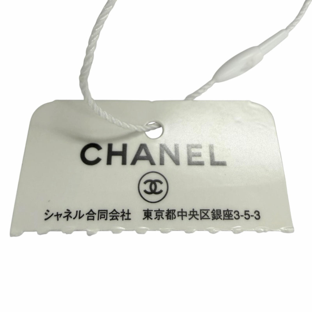 Pristine CHANEL Knit cap Sequin logo embroidered beanie cashmere 22A AA8313