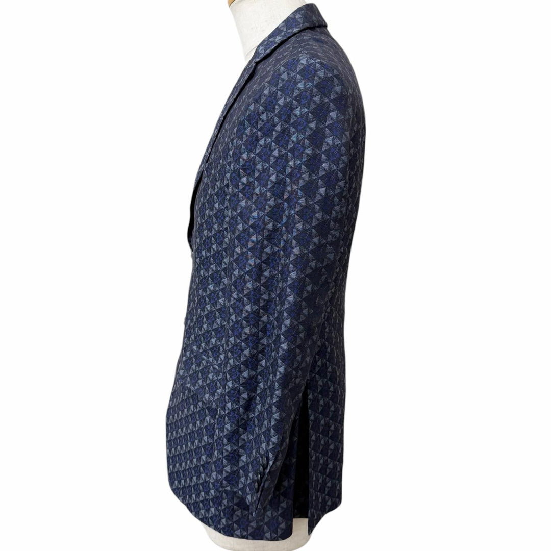 Excellent ETRO tailored jacket Geometric pattern, paisley lining, single jacket