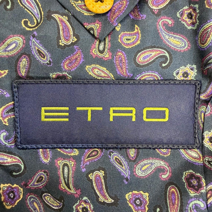 Excellent ETRO tailored jacket Geometric pattern, paisley lining, single jacket