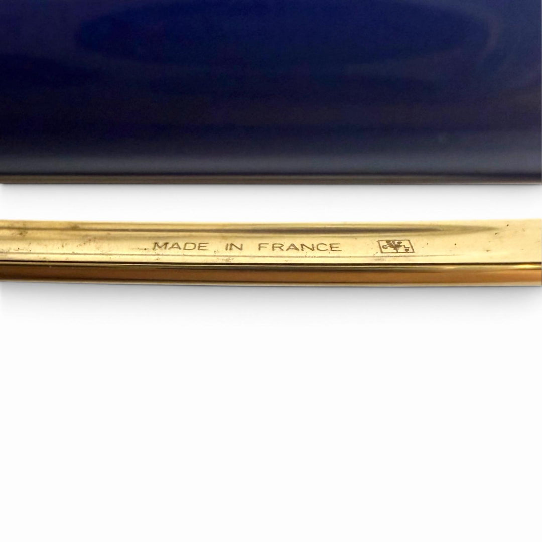 Great Cartier Ballpoint pen Trinity Twist Type Navy mens