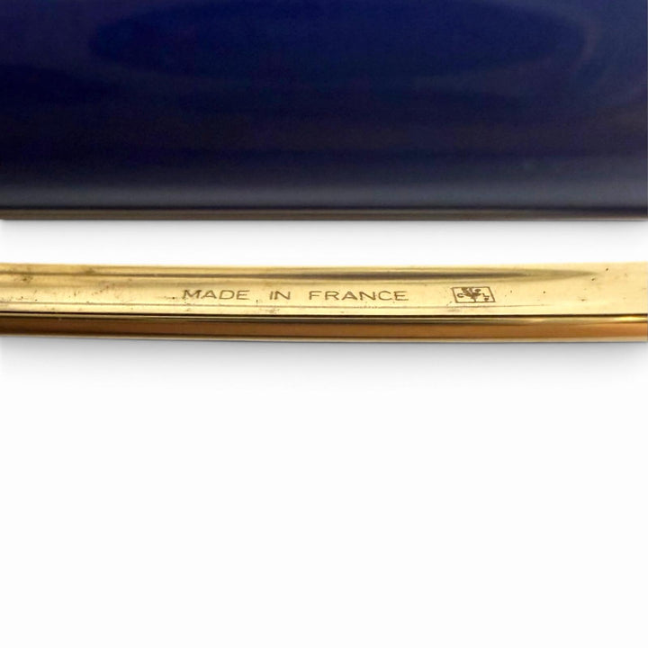 Great Cartier Ballpoint pen Trinity Twist Type Navy mens