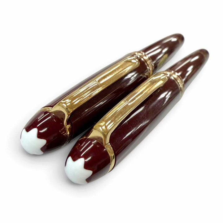 Very Good MONTBLANC Meisterstück Classic Ballpoint Pen & Fountain Pen 2Set