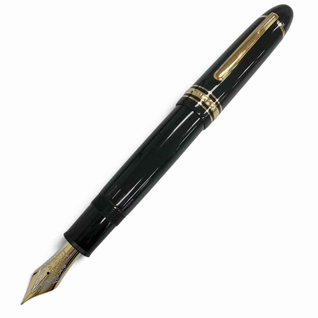 Pristine MONTBLANC fountain pen Meisterstück 149 Cap type black 18K mens