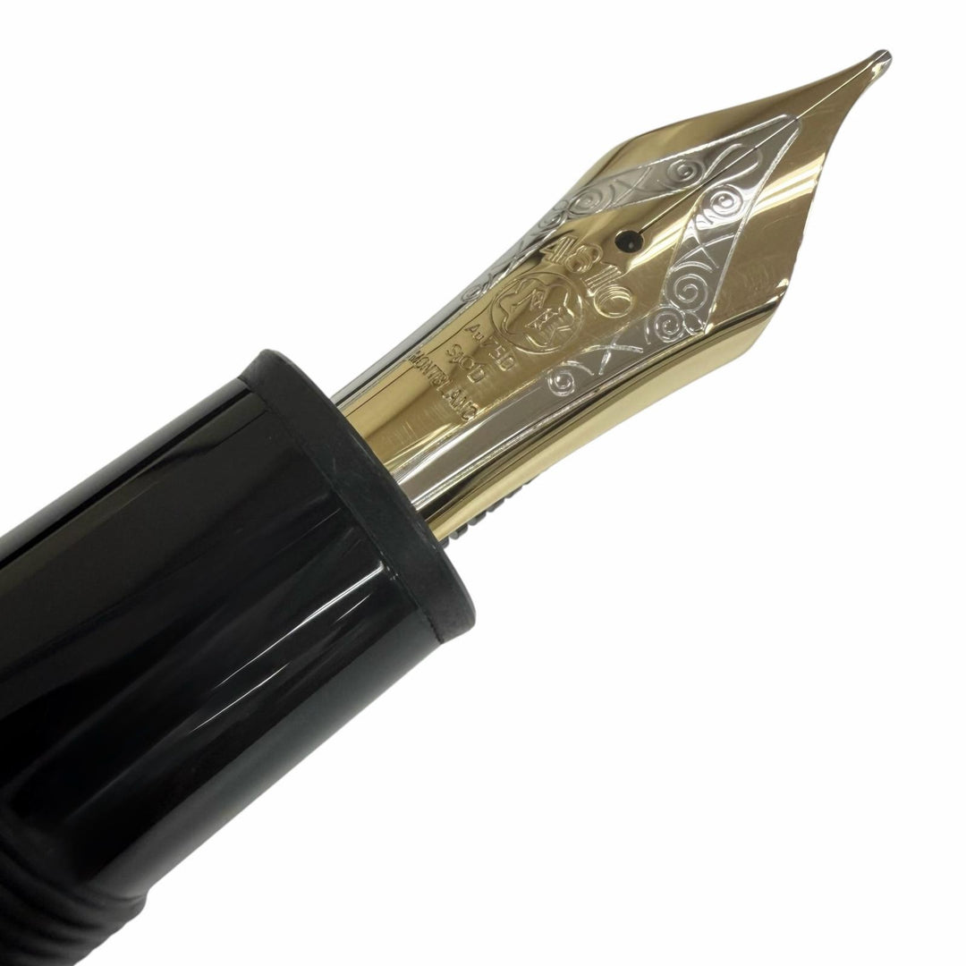 Pristine MONTBLANC fountain pen Meisterstück 149 Cap type black 18K mens