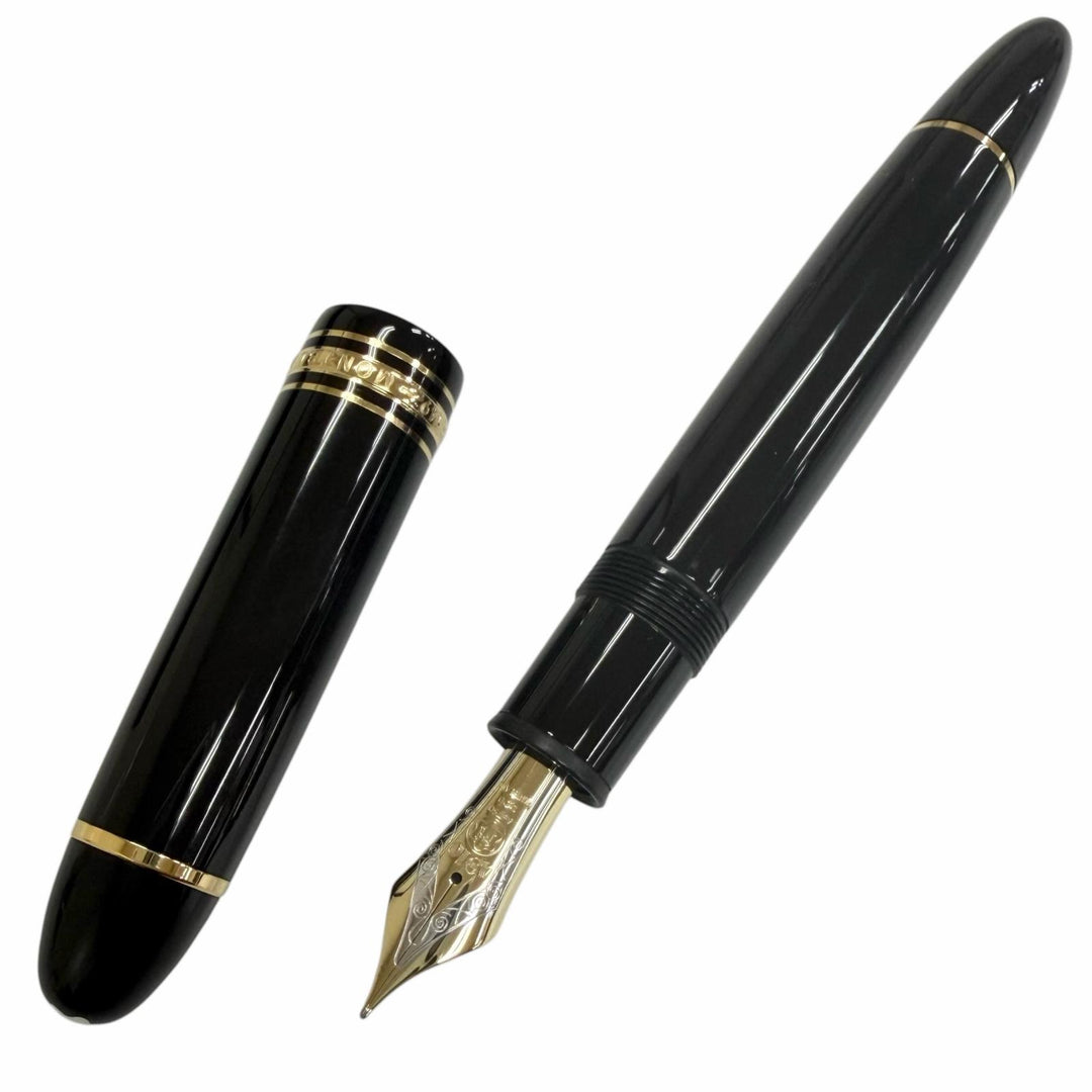 Pristine MONTBLANC fountain pen Meisterstück 149 Cap type black 18K mens