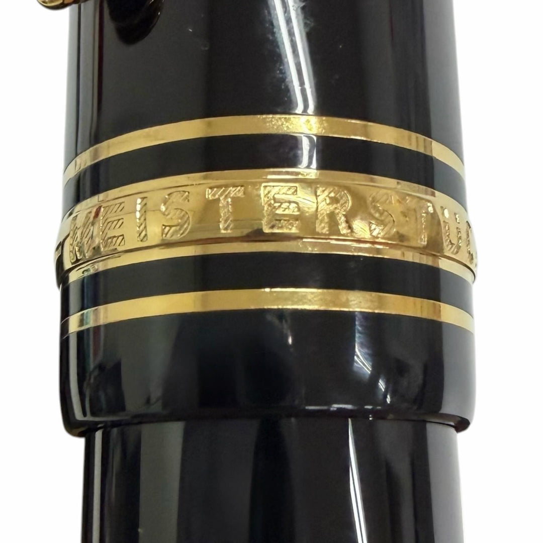 Pristine MONTBLANC fountain pen Meisterstück 149 Cap type black 18K mens