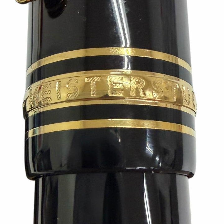 Pristine MONTBLANC fountain pen Meisterstück 149 Cap type black 18K mens