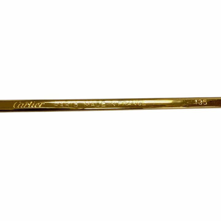 Excellent Cartier sunglasses Trinity 2P Color Stone gold