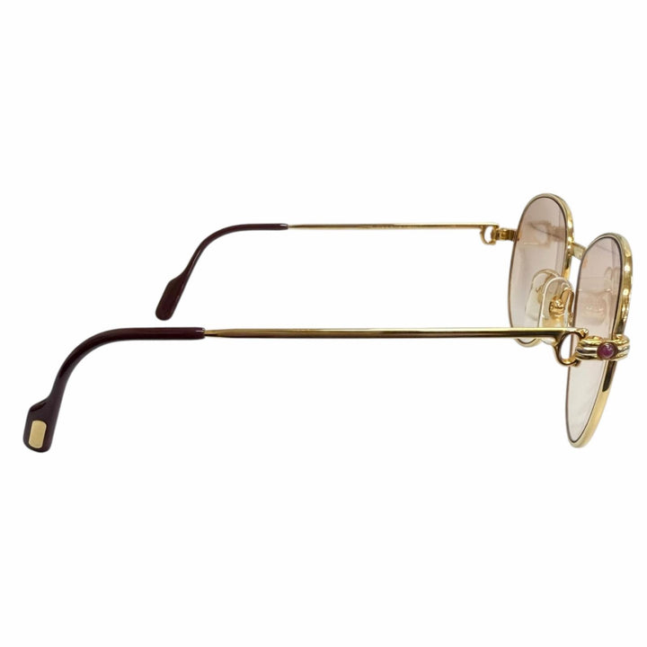Excellent Cartier sunglasses Trinity 2P Color Stone gold