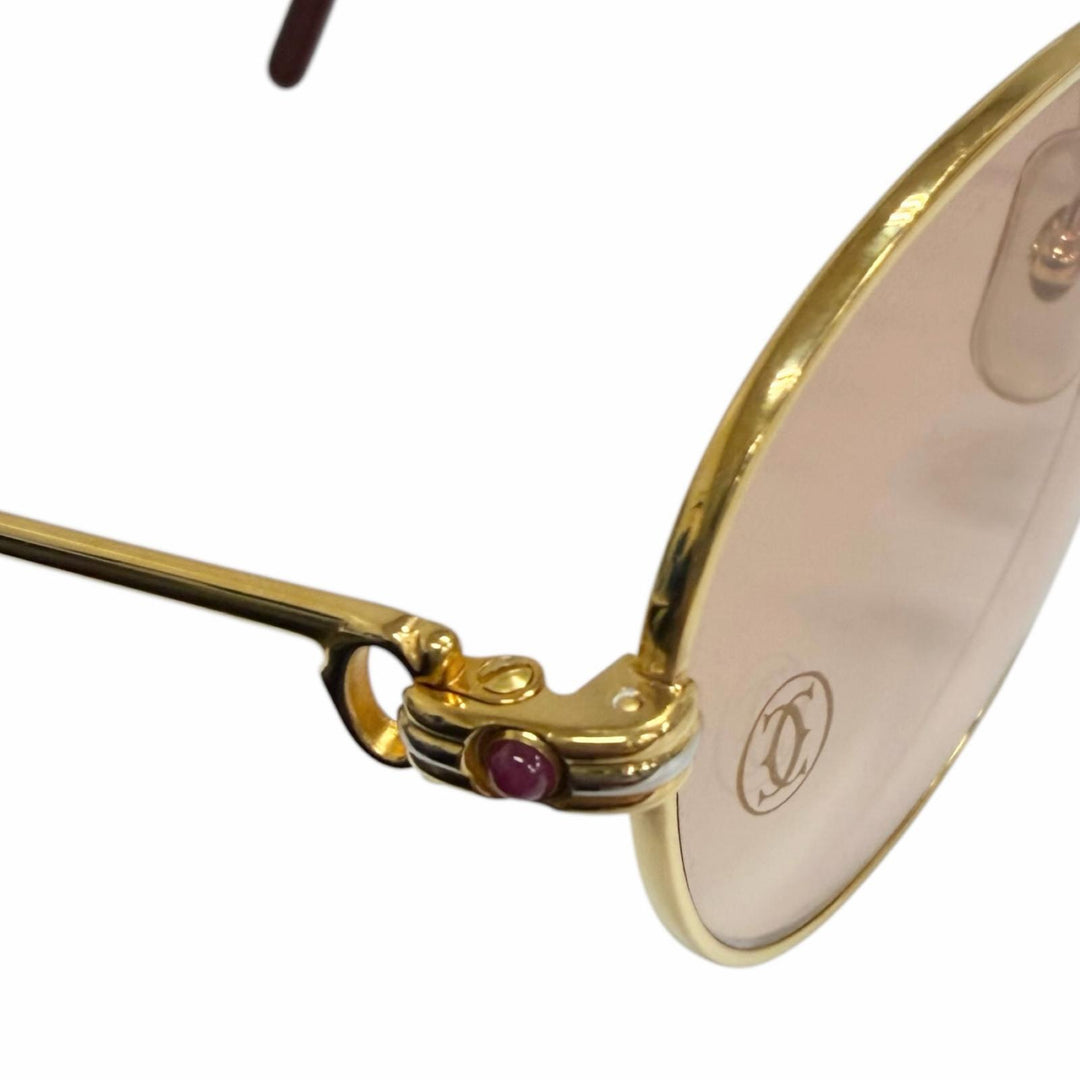 Excellent Cartier sunglasses Trinity 2P Color Stone gold