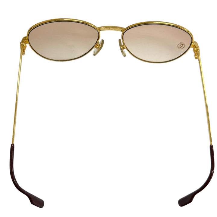 Excellent Cartier sunglasses Trinity 2P Color Stone gold