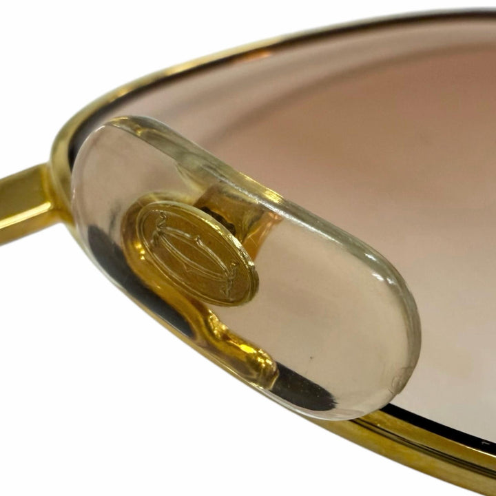 Excellent Cartier sunglasses Trinity 2P Color Stone gold