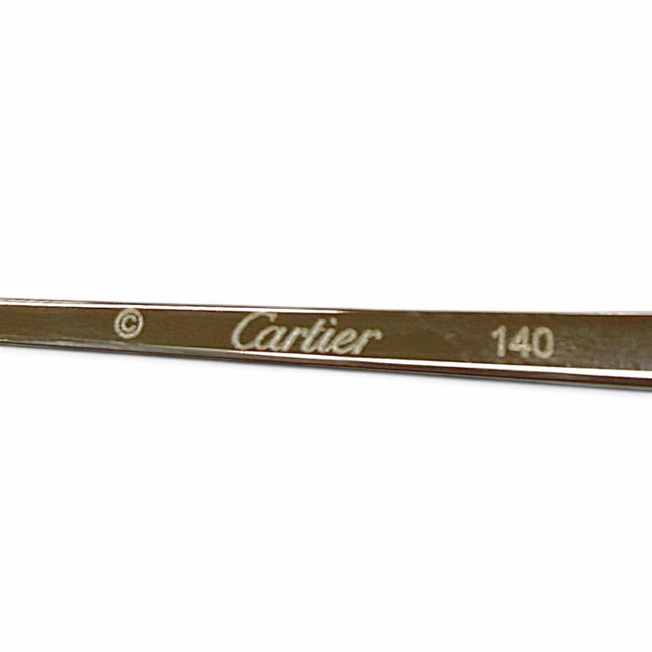 Pristine Cartier sunglasses PANTHERE Round Shape Eyewear Silver mens CT0149S