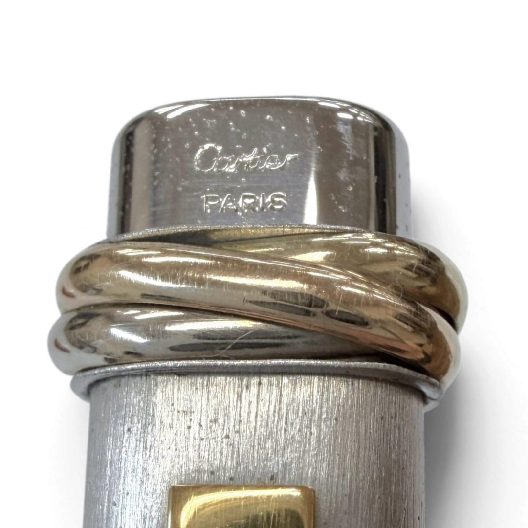 Very Good Cartier Ballpoint pen Trinity de Cartier Cap type Silver mens