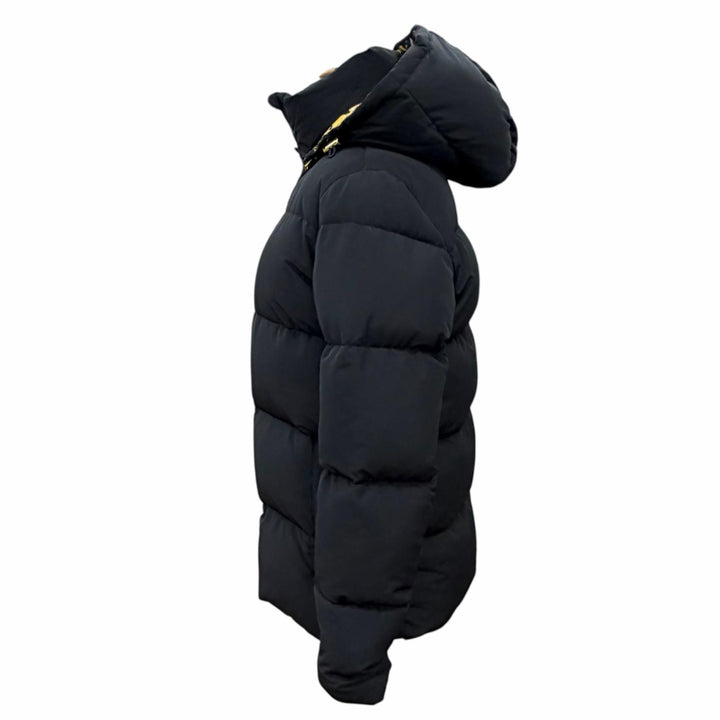 Great VERSACE Down jacket Hooded lining with baroque pattern, zip-up. 36 1002793