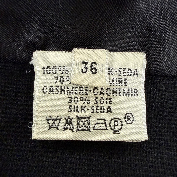 Excellent HERMES knit LE LABORATOIRE DU TEMPS Twillaine Valuse Design silk 36