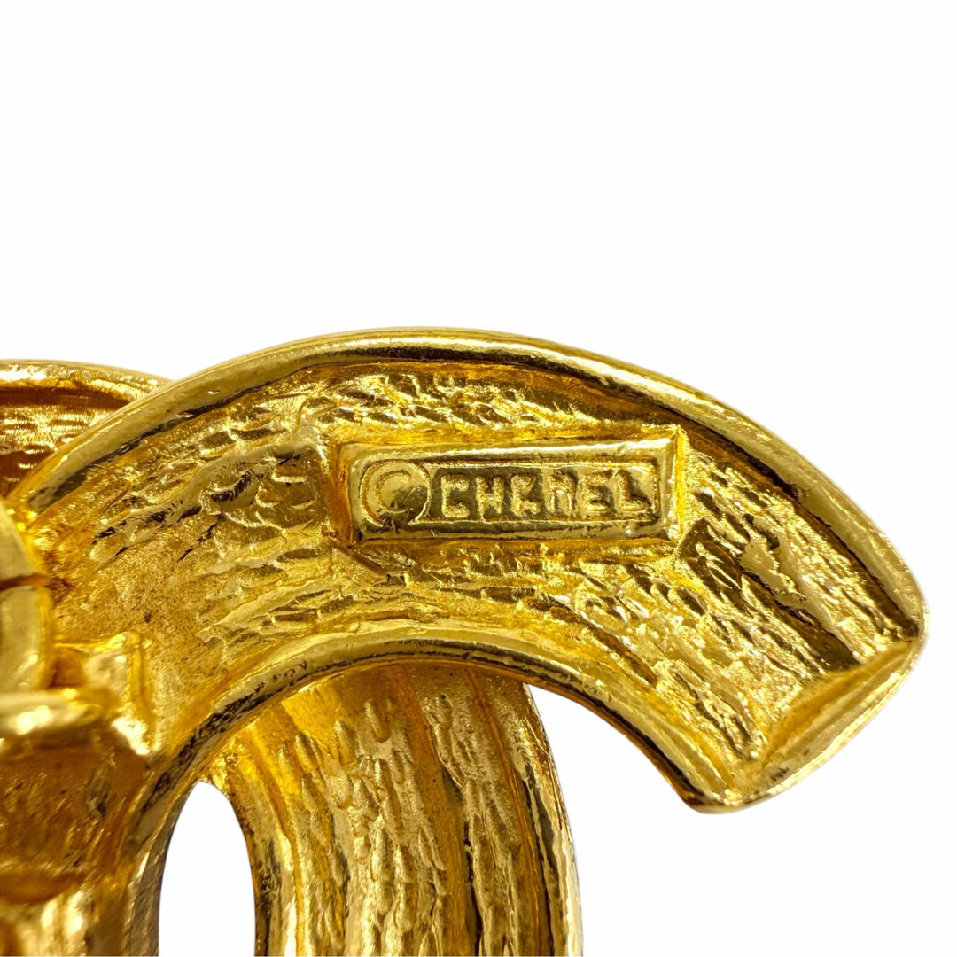 Great CHANEL belt COCO Mark Chain gold metal Women 6051