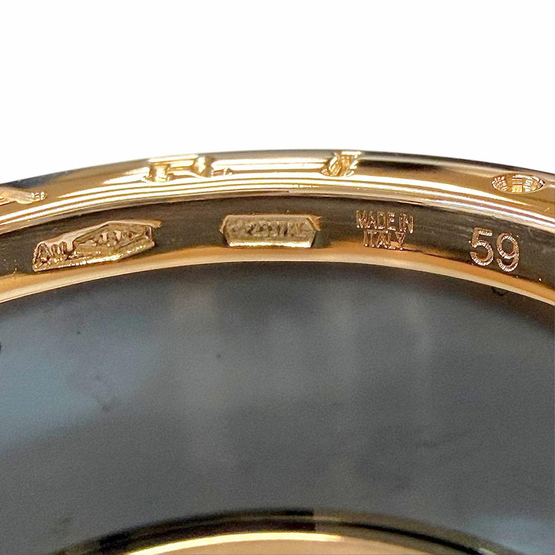 Excellent BVLGARI Ring ring Be Zero One 4 Band Pink gold 750 mens 59