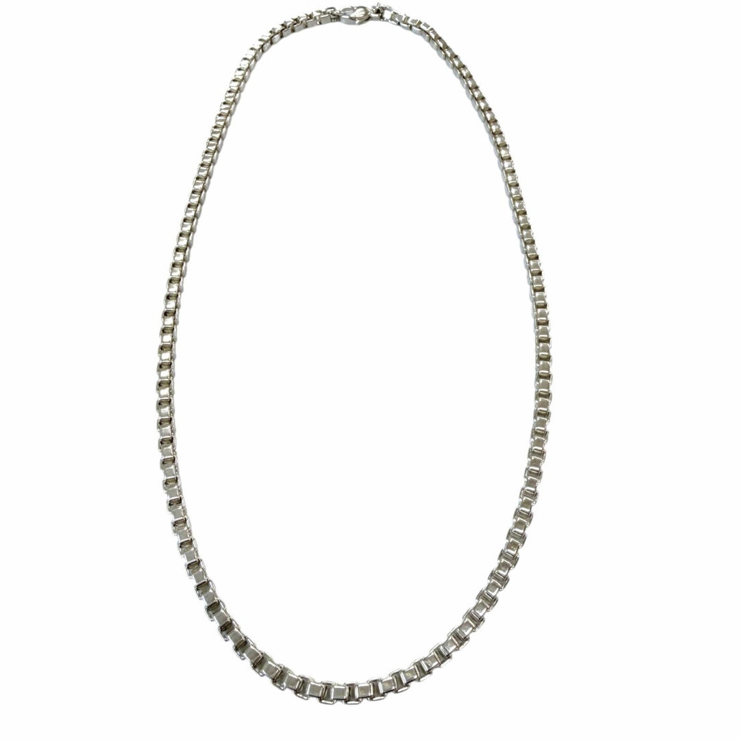 Great TIFFANY&Co. Necklace Venetian Chain Silver 925 mens