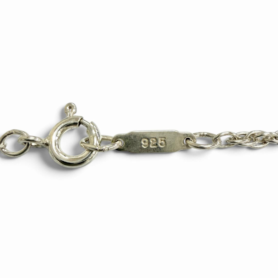 Great TIFFANY&Co. Necklace T&C Coin Combination Necklace Silver 925 750 K18
