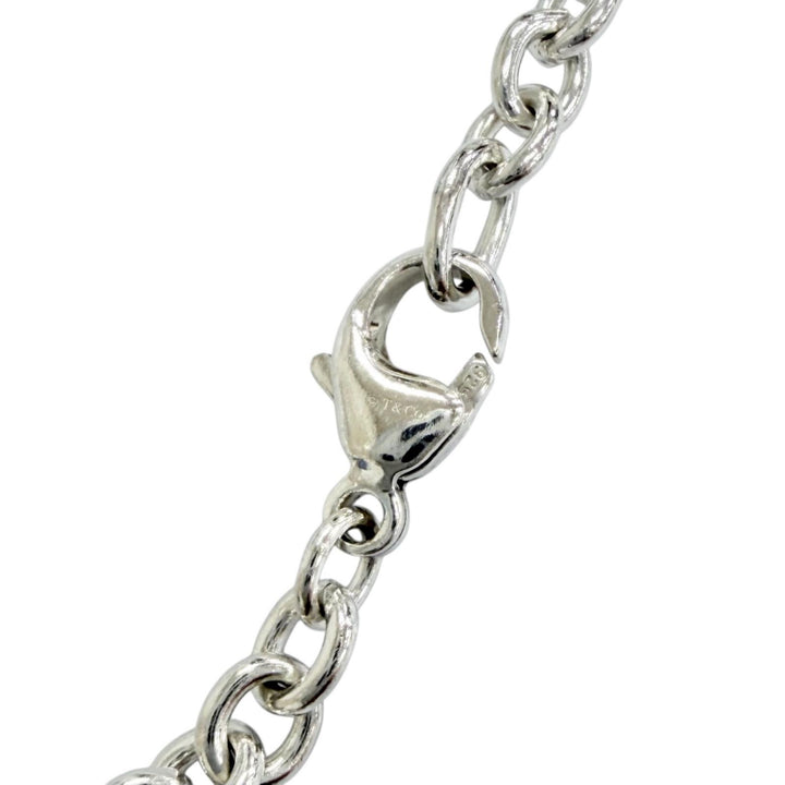 Great TIFFANY&Co. 4 Charm Bracelet Butterfly Dragonfly Turtle Bee Silver 925