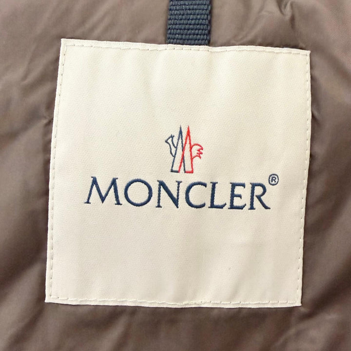 Excellent MONCLER Down vest ACRAB GILLET Corduroy leather logo patch