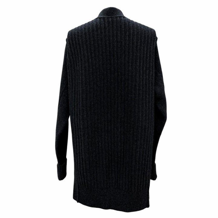 Excellent HERMES cardigan Cardigan epais manches longues Medor Button Long 36