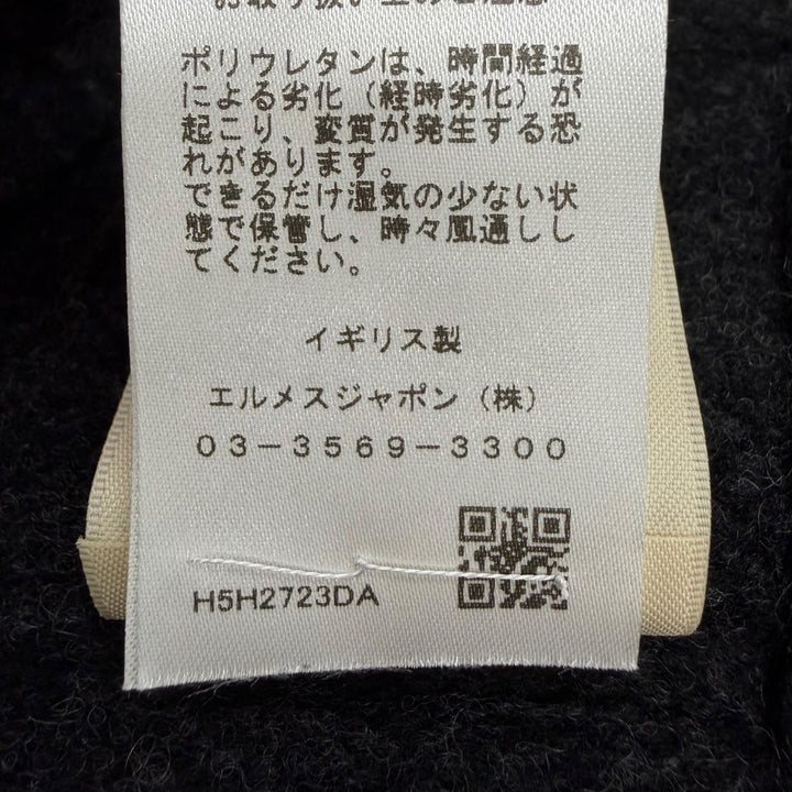 Excellent HERMES cardigan Cardigan epais manches longues Medor Button Long 36
