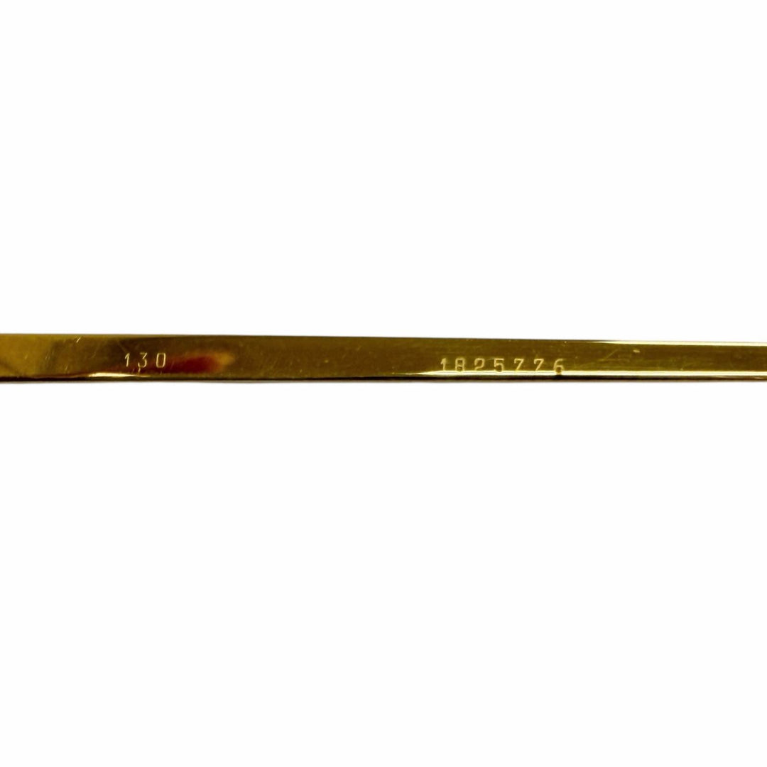 Great Cartier Glasses Trinity Rimless Two Point gold mens
