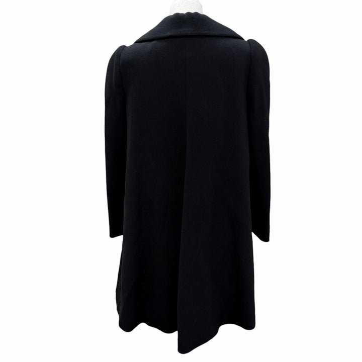 Great LOUIS VUITTON A line coat Double breasted black wool Women FR 36