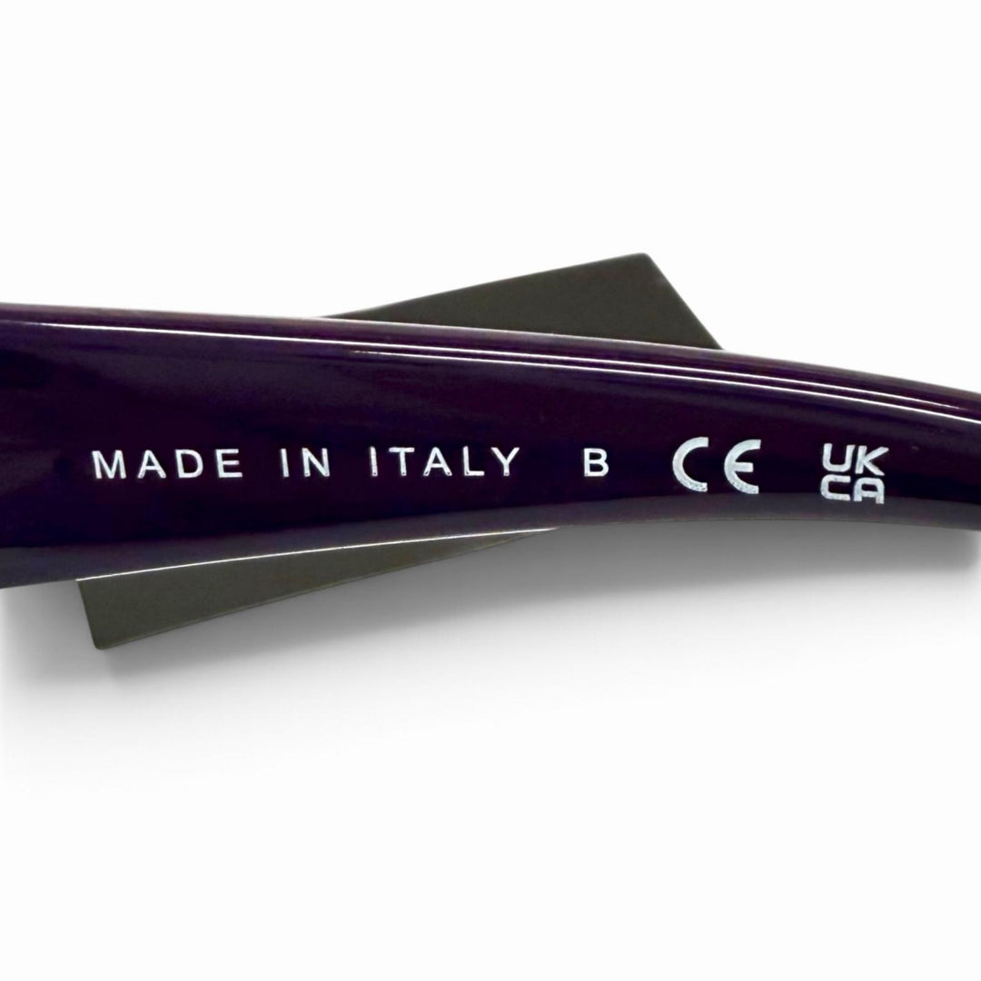 Excellent CHANEL sunglasses COCO Mark Heart Mirror Square purple Women 5518-A