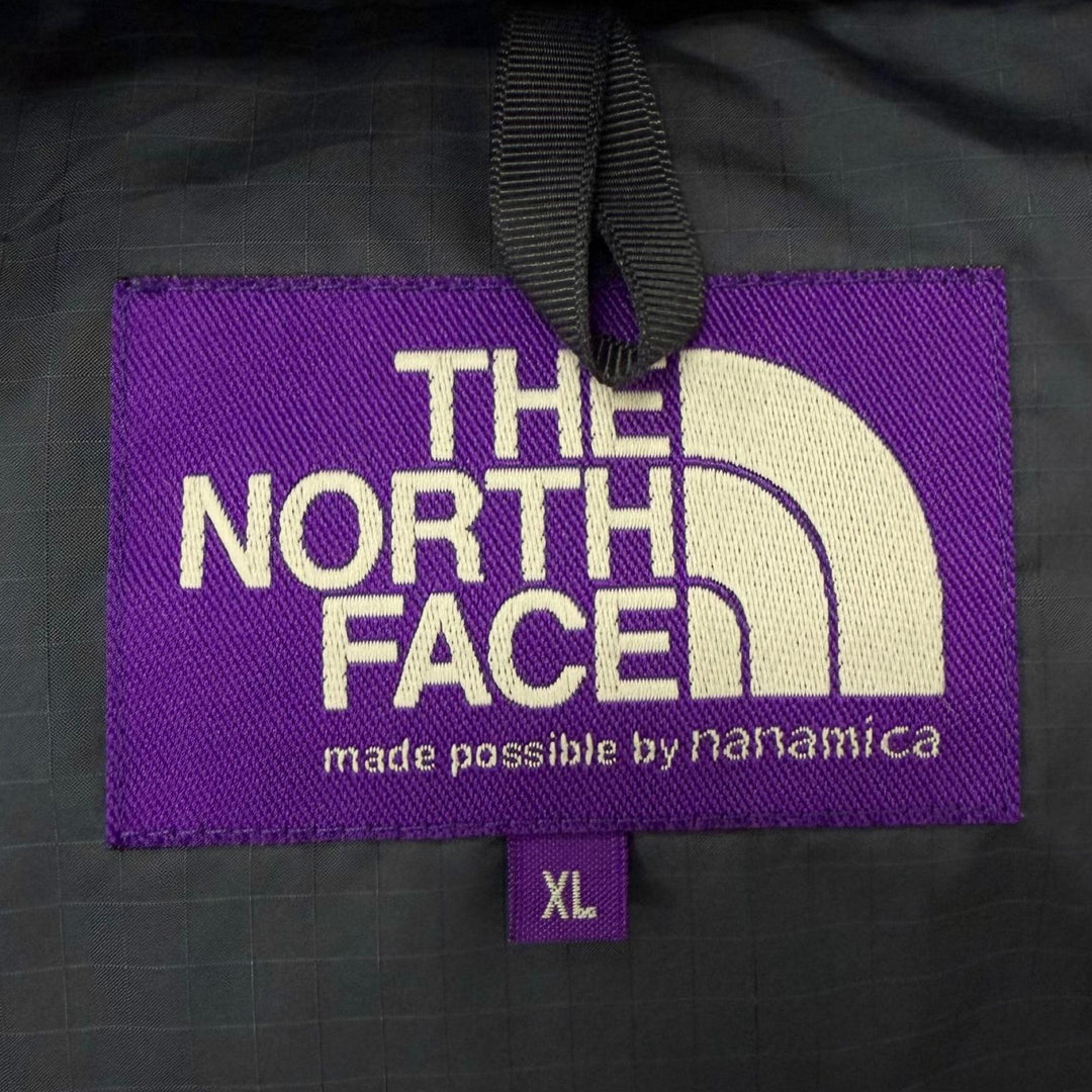 Very Good THE NORTH FACE Down jacket Mountain Down Leather Jacket Purple Label