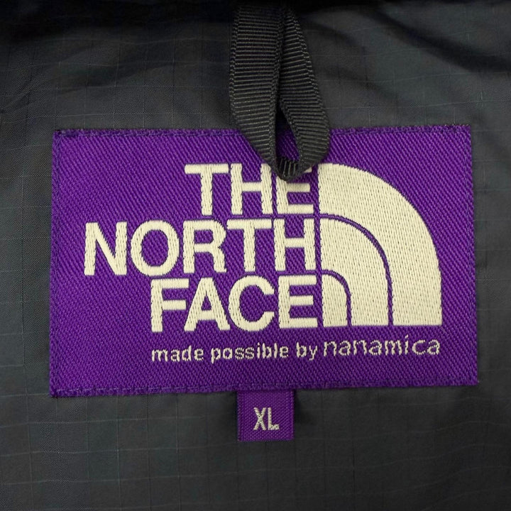 Very Good THE NORTH FACE Down jacket Mountain Down Leather Jacket Purple Label