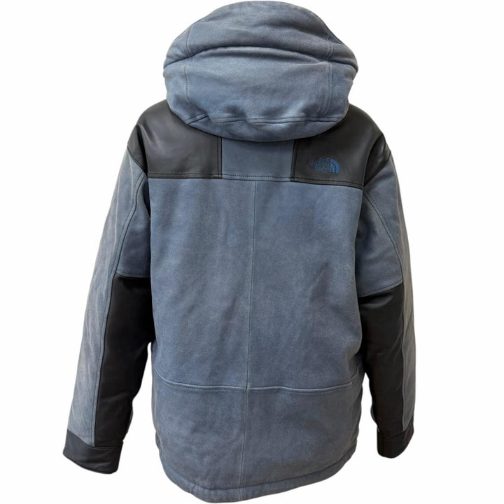 Very Good THE NORTH FACE Down jacket Mountain Down Leather Jacket Purple Label