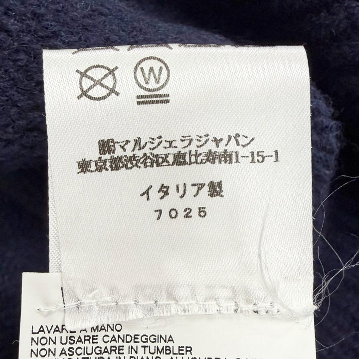 Excellent Maison Margiela 14 cardigan 4-stitch elbow patch V-neck long-sleeve S