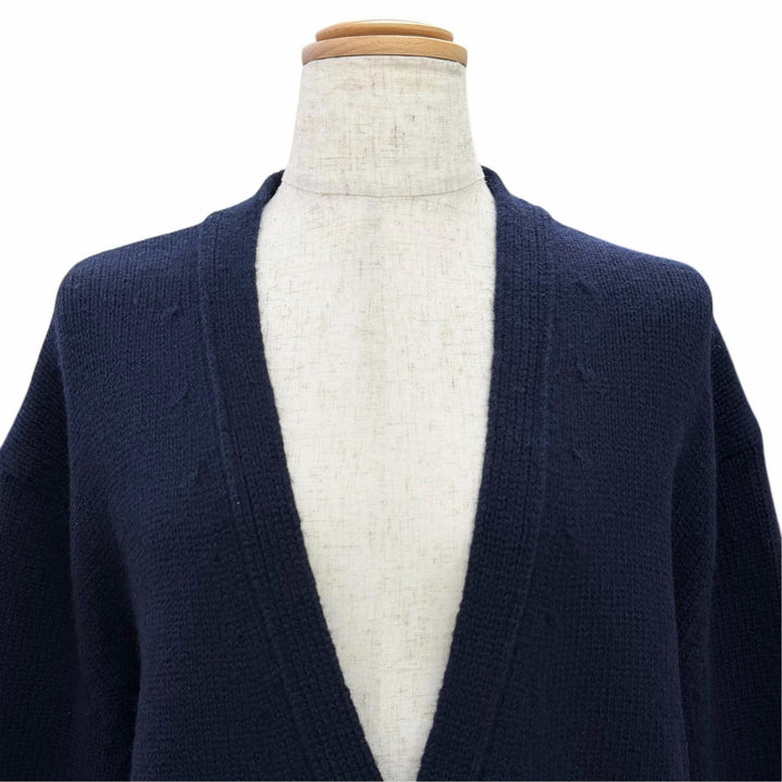 Excellent Maison Margiela 14 cardigan 4-stitch elbow patch V-neck long-sleeve S